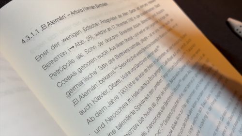 Ansicht Arbeitsbuch Juden im Tango = jüdischer Tango? (© David J. Hotz)
